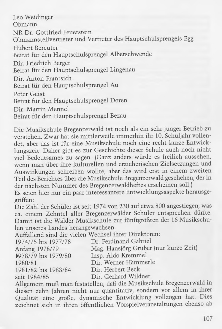 Bregenzerwaldheft 1984