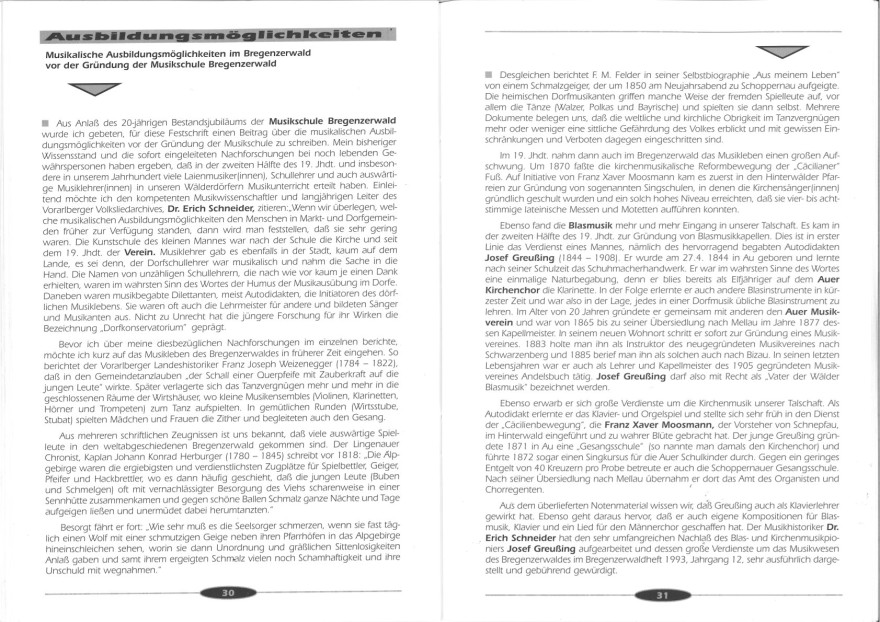 Festschrift 20 Jahre 1994