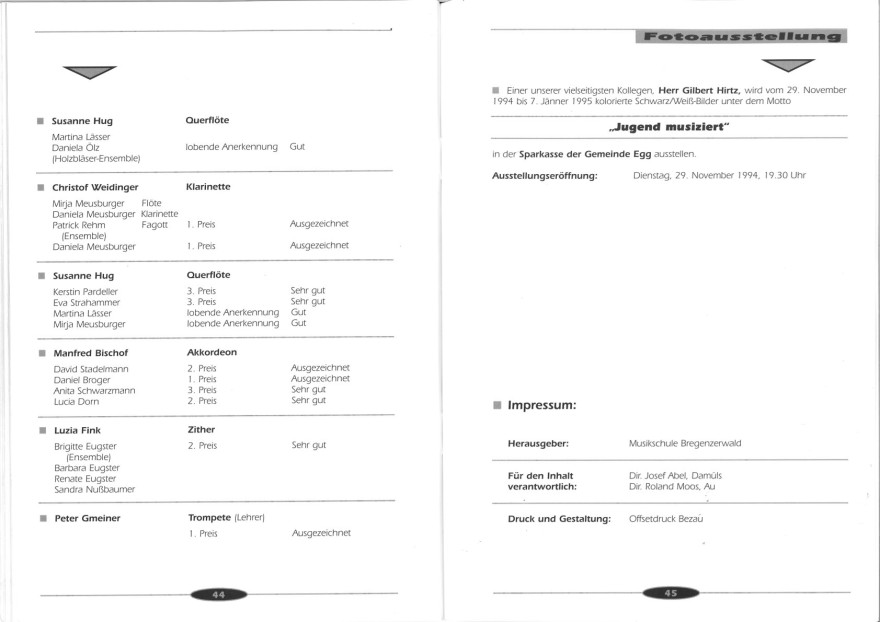Festschrift 20 Jahre 1994