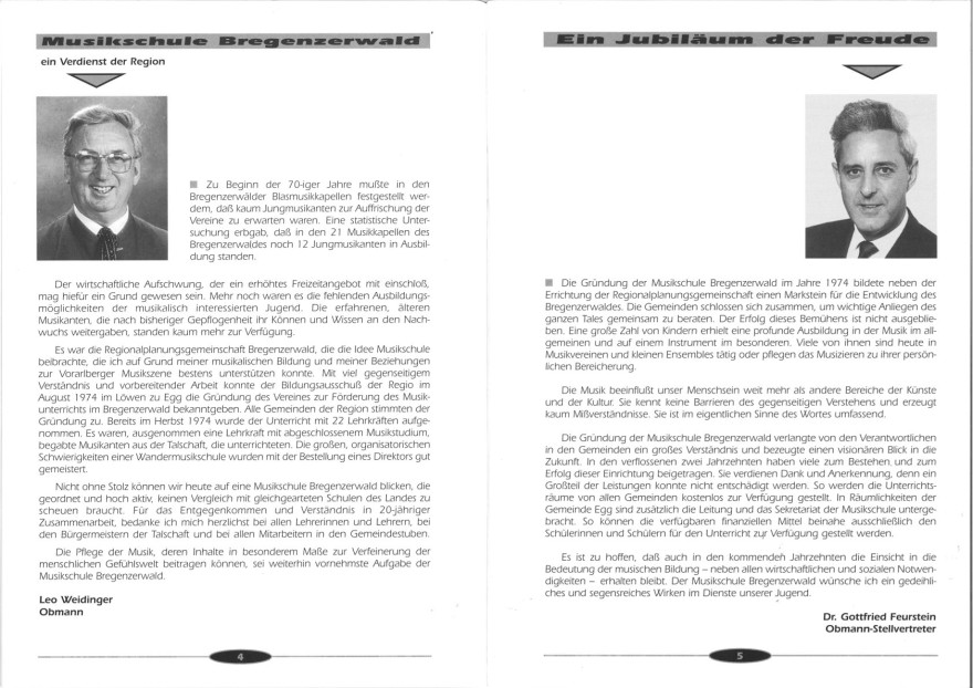 Festschrift 20 Jahre 1994