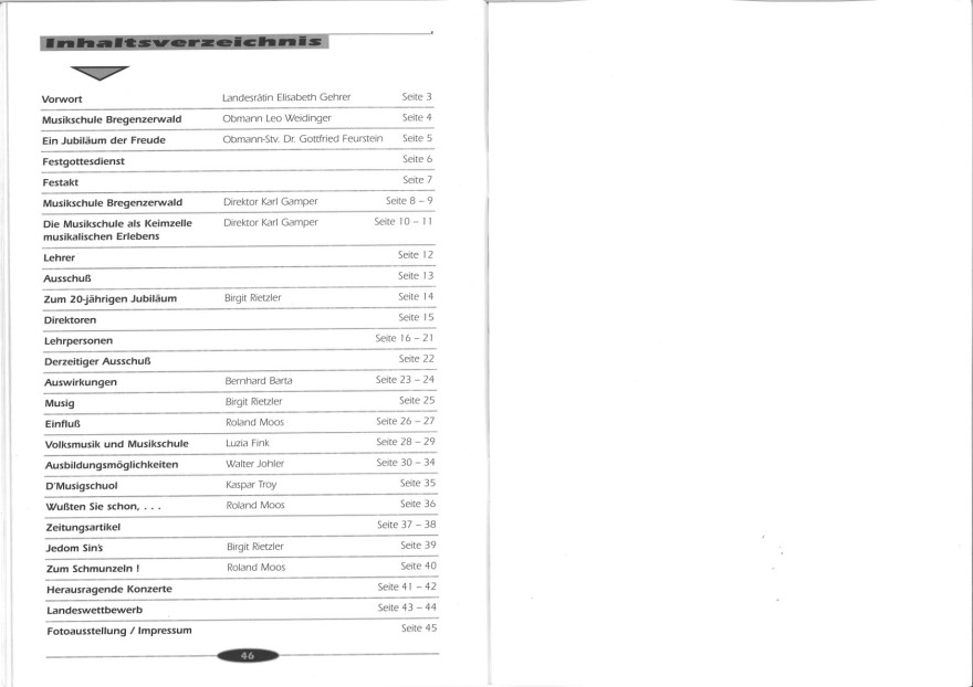 Festschrift 20 Jahre 1994