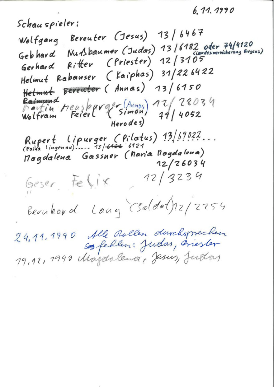 Auff&uuml;hrung Jesus Christ Superstar 1991