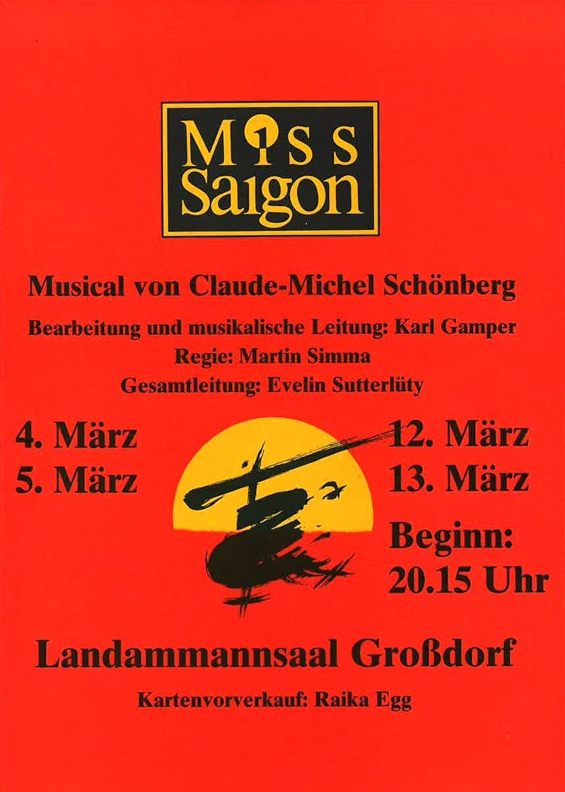 Auff&uuml;hrung Miss Saigon 1994