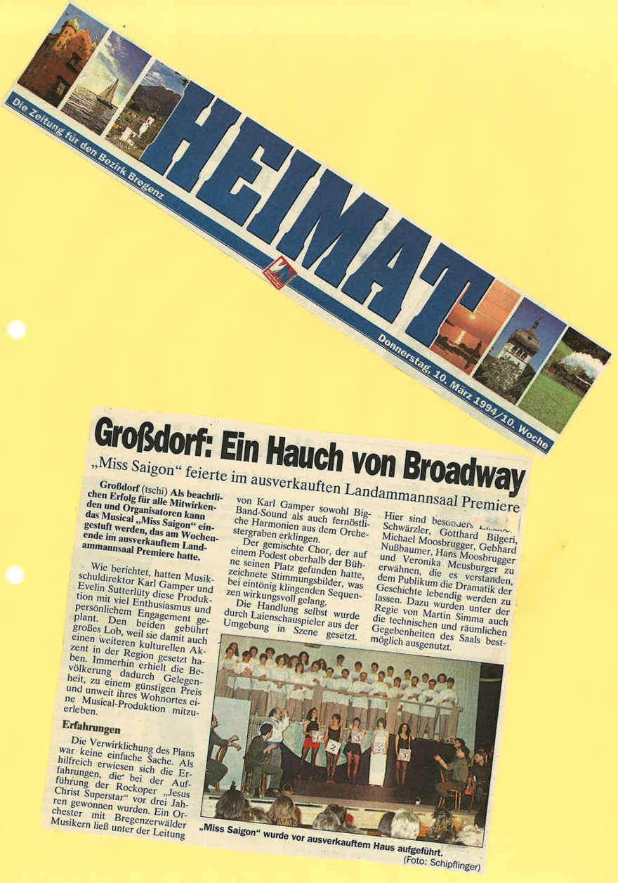 Auff&uuml;hrung Miss Saigon 1994