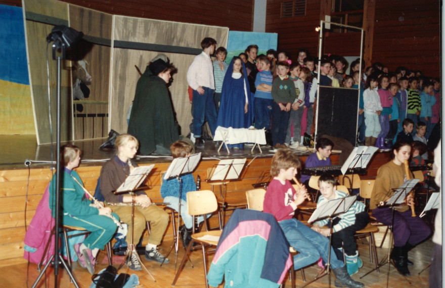 Die Weihnachsgeschichte Generalprobe 1989
