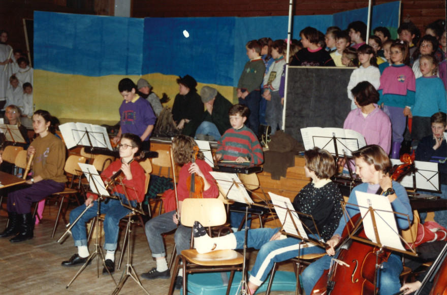 Die Weihnachsgeschichte Generalprobe 1989