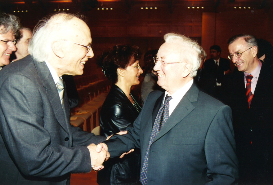 Ehrung Obmann Leo Weidinger 2004