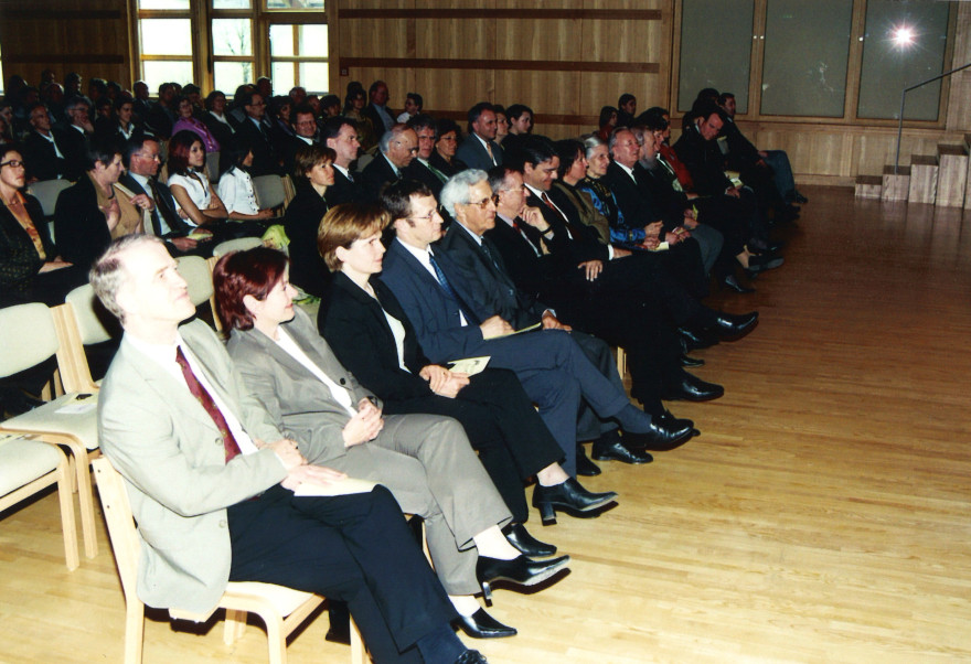 Ehrung Obmann Leo Weidinger 2004