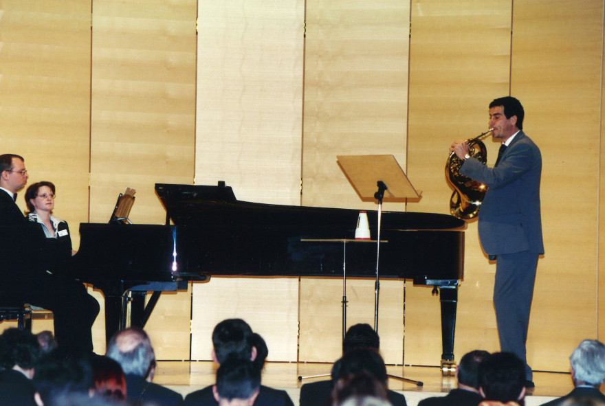 Ehrung Obmann Leo Weidinger 2004