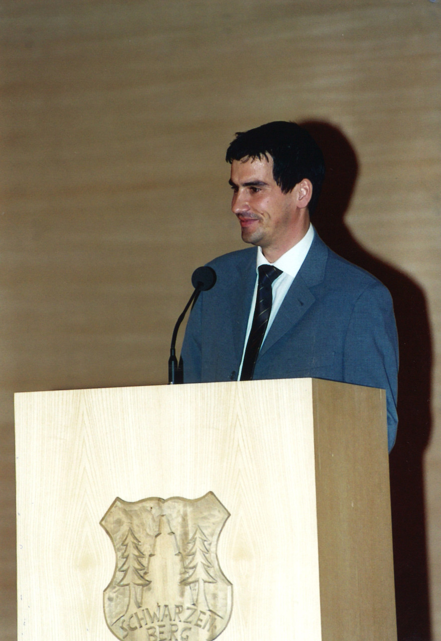 Ehrung Obmann Leo Weidinger 2004