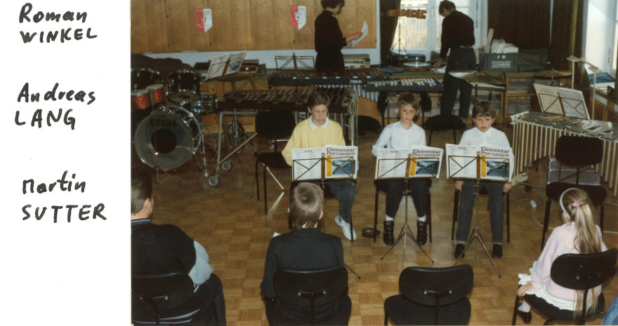 Klassenabend Schlagzeug 1990