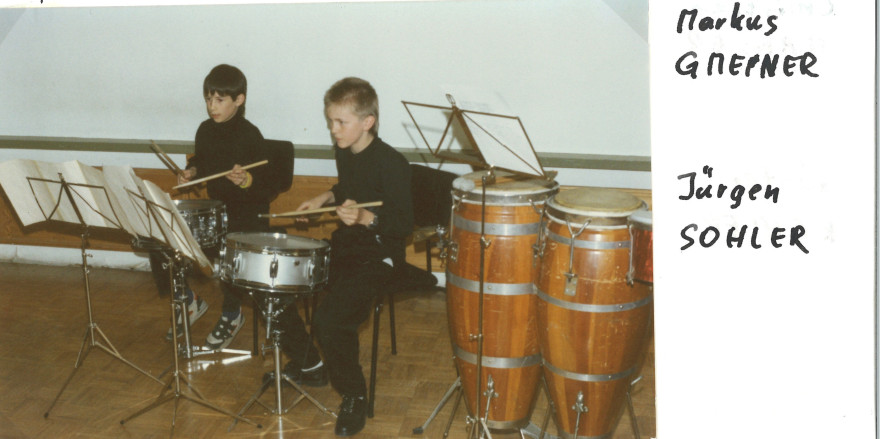 Klassenabend Schlagzeug 1990