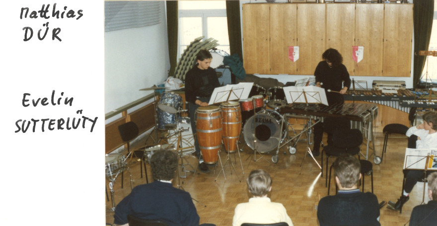 Klassenabend Schlagzeug 1990