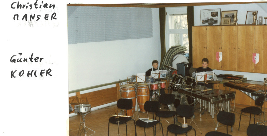 Klassenabend Schlagzeug 1990