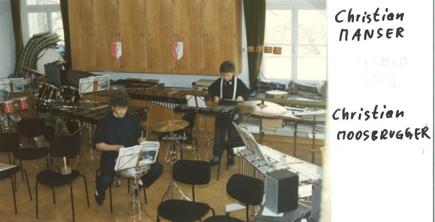 Klassenabend Schlagzeug 1990