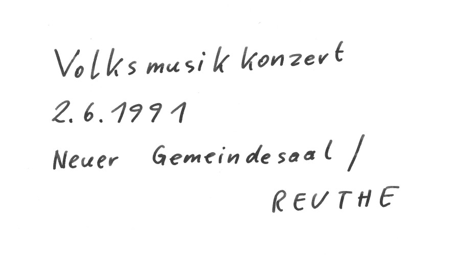 Volksmusikkonzert 1991