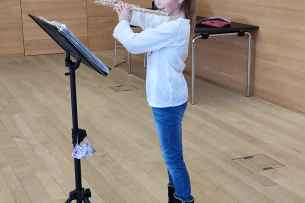 Klassenvorspiel Querfl&ouml;ten, Angelika Gallez