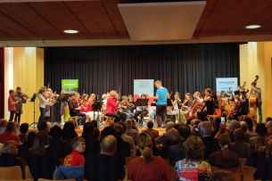 Musikalische Umrahmung der Messe in Schwarzenberg