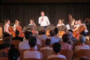 Musikalische Umrahmung der Messe in Schwarzenberg